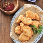 卵不使用！袋の上からもみもみするだけ。ふわふわチキンナゲット