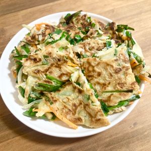 ゆかりの作ってみた!投稿(ヘルシー！オートミールの野菜たっぷりチヂミ)