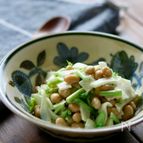 大根と大豆のマヨネーズ和え