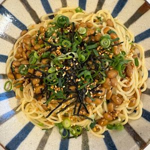 らむねの作ってみた!投稿(混ぜるだけ！何度でも作りたくなる『納豆パスタ』)