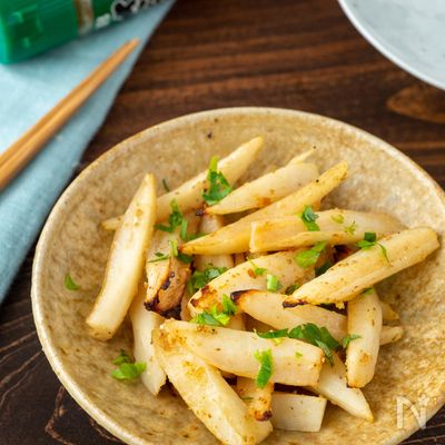 トースターに入れるだけ!れんこん山椒味噌焼き