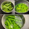 【絹さやのナムル】シャキッと爽やか♪箸が止まらないおいしさ!の工程1