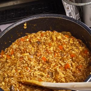 晴ちゃんのママの作ってみた!投稿(美味しく節約！子供が喜ぶ『豆腐とひき肉と野菜のキーマカレー』)