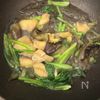 なすと小松菜とお揚げ《とろ~り♡柚子こしょうあん》の工程3