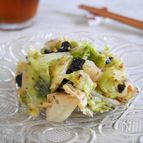 【らくレピ】優しい味で無限に食べれる！レンジ蒸しキャベツ