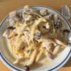 Tsuneaki Okadaの作ってみた!投稿(ワンパン15分！【鶏肉ときのこのクリームパスタ】牛乳でＯＫ♩)