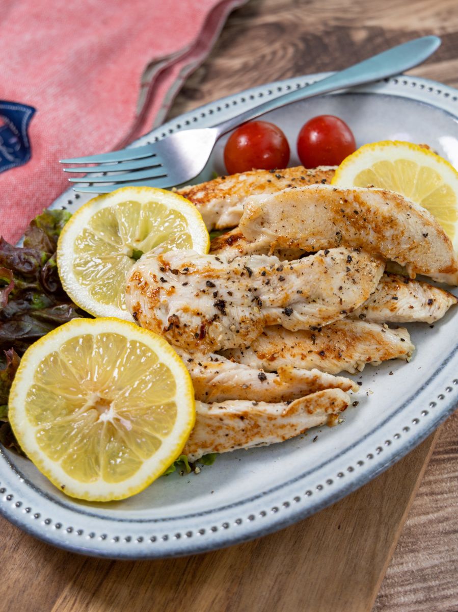 レモンペッパーチキンケバブのレシピ