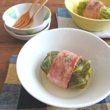 白だしで簡単☆旨味たっぷり◎和風ロールキャベツ
