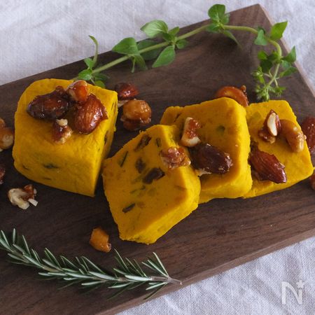 簡単おしゃれに ココナッツ香るかぼちゃのテリーヌ風 By 小澤 朋子 レシピサイト Nadia ナディア プロの料理家のおいしいレシピ