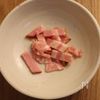 レンチン3分♪べーコンほうれん草オムレツの下準備