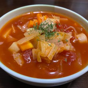 1465412料理経験3年生の作ってみた!投稿(【お野菜たっぷりミネストローネ】具だくさんヘルシー♪)