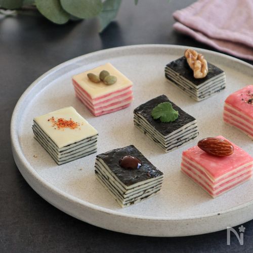 〖 バレンタインに 〗おつまみチーズミルフィーユ