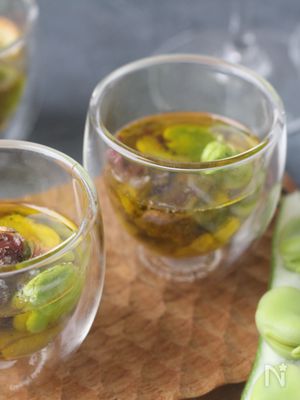 父の日に！ボダムダブルウォールグラスでアヒージョ！