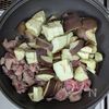 【なすと豚こま肉のスタミナ丼】ワンパンで簡単！満腹1皿の工程3