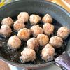 【豚こま団子と揚げ豆腐の香味だれ】節約がっつりおかず♪の工程4
