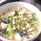 とろみでポカポカ中華風♡白菜とさば缶のオイスタークリーム煮
