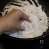 【もちもちお豆腐パン】フライパンひとつで発酵なし!の工程2