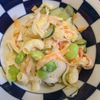 ねこの作ってみた!投稿(【作り置き】野菜たっぷり♡スイチリ+マヨ♡マカロニサラダ♡)