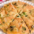 カリモチ食感♪栄養満点！【豆腐ニラチヂミ】🧑🏻‍🍳