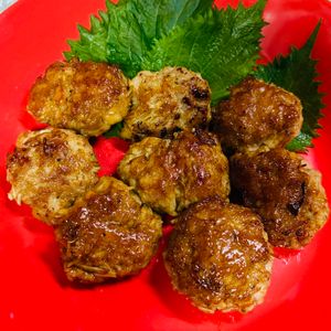 チョビの助の作ってみた!投稿(冷めても美味しい♡『えのき入り♡鶏つくねのポン照り』)