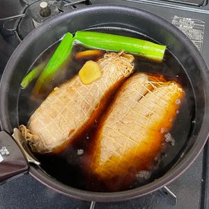 ごんべすの作ってみた!投稿(豚もも肉だけどしっとり香ばしい♪チャーシュー)