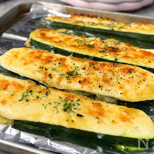 【ズッキーニの旨焼き】ぬって焼くだけで絶品♪