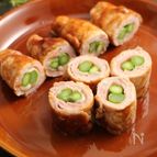 アスパラベーコンのチーズ肉巻き