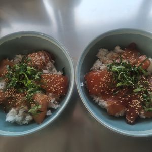 はるにゃんこの作ってみた!投稿(我が家の黄金比♡『びんちょうまぐろの絶品漬け丼』)