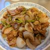 いちごの作ってみた!投稿(豚肉とにんにくの芽のオイスター炒め)