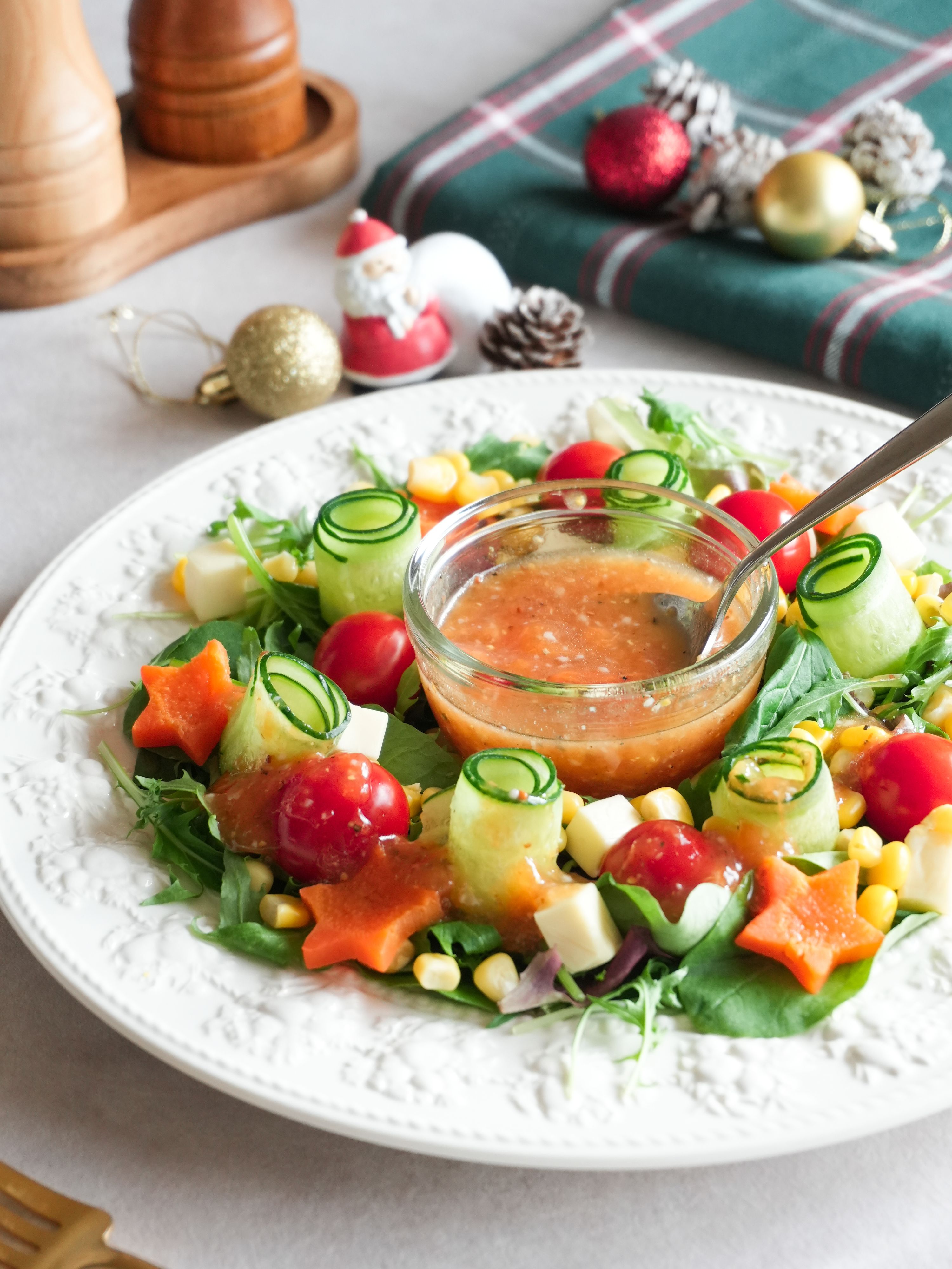 まるでお店級♪【完熟柿の絶品ドレッシング】 | レシピサイトNadia