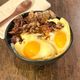 【豚バラ目玉焼き丼】材料２つで最強のご飯泥棒