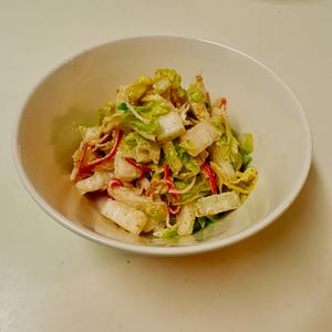 りんの作ってみた!投稿(【白菜とカニかまのごまマヨ和え】簡単副菜レシピ)