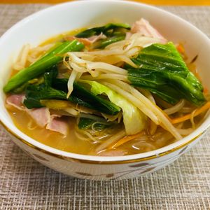 puricoの作ってみた!投稿(フライパンひとつDE簡単タンメン風そうめん)
