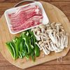 【豚バラときのこのピリ辛オイポン炒め】ご飯おかわり必須！の工程1