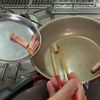 【再現】サイゼリヤの!きのことほうれん草のクリームパスタ♪の工程3