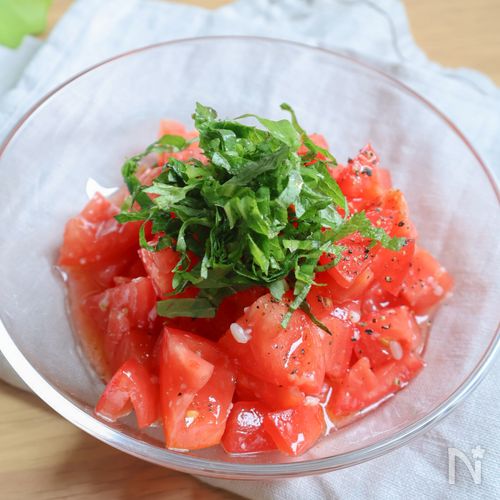 5分で簡単!塩麹トマトマリネ