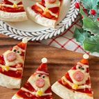 【サンタピザ】市販のピザ生地でクリスマスごはん！