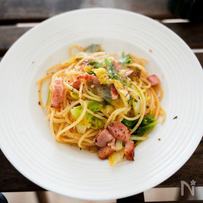 【ズルくて早い!】万能チューブを使った白菜の絶品パスタ