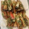 カッパの作ってみた!投稿(コスパ最強☆簡単３ステップ『ちくわとかにかまの磯辺揚げ』)