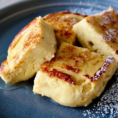 オートミールのフレンチトースト【浸さない・食パンなし】
