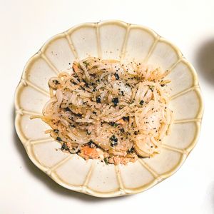 ごんべすの作ってみた!投稿(お弁当に♪おつまみに♪しらたき明太子)
