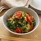 レンジで簡単『ほうれん草のネギだれ和え』