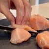 鶏むねもしっとり柔らか【甘酢チキン】の工程1