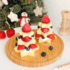 材料4つ 簡単クリスマスツリーケーキ