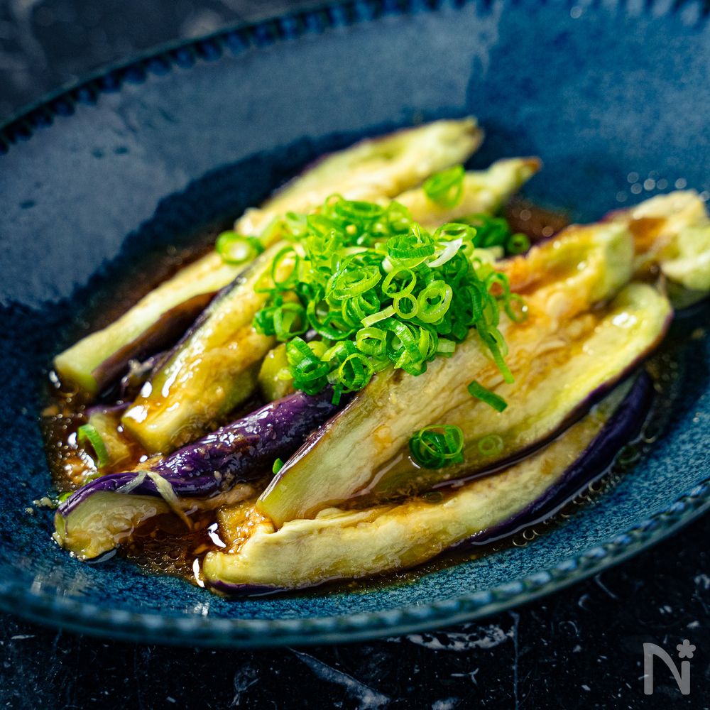 レンジで5分!とろとろなすの香味だれがけ | レシピサイトNadia