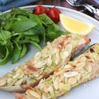 オーブントースターだけ！ふっくら鮭のマヨバジルアーモンド焼き