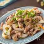 ご飯がすすむ♡【豚こまとれんこんのうま塩炒め】