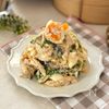 豆腐で簡単【鶏肉と豆苗のクリーミーサラダ】