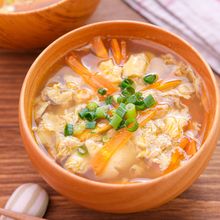 【しょうが香るにんじんと卵の和風スープ】やさしい味わい♪