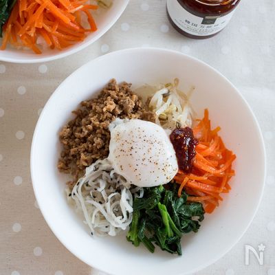 冬のビビンバ丼